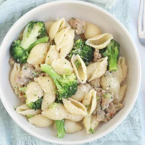 4-Ingredient Sausage Pasta (with Broccoli) Image