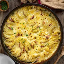 Potatoes Au Gratin with Smoked Sausage Recipe Page