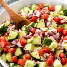 Cucumber Tomato Salad Recipe Page