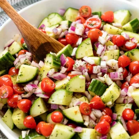 Cucumber Tomato Salad Image