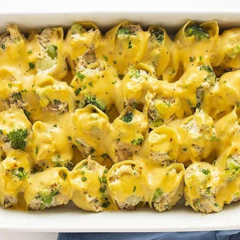 Chicken Broccoli Stuffed Shells Image