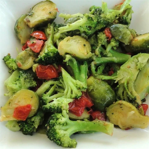 Broccoli And Brussels Sprout Delight Image