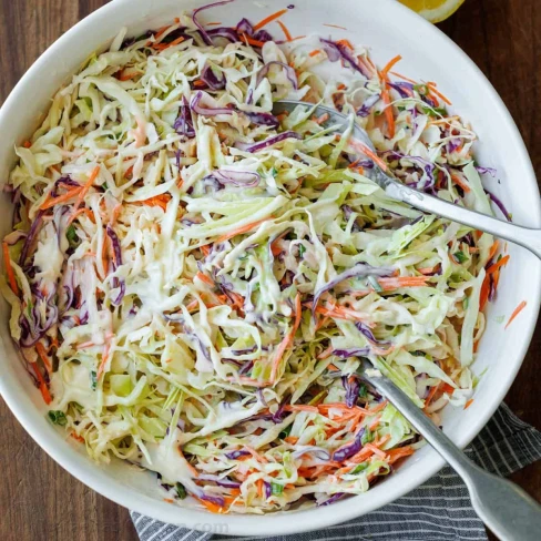 Coleslaw Recipe with Creamy Dressing Image