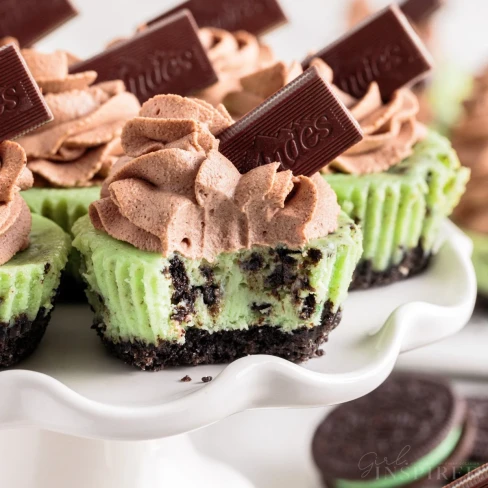 Mini Mint Cheesecakes Image