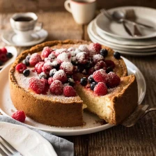 Classic Baked Cheesecake Recipe Page