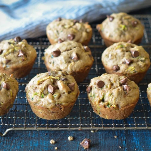 Zucchini Muffins with Chocolate Chips Image