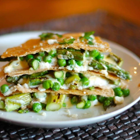 Asparagus Quesadilla Lasagna Image