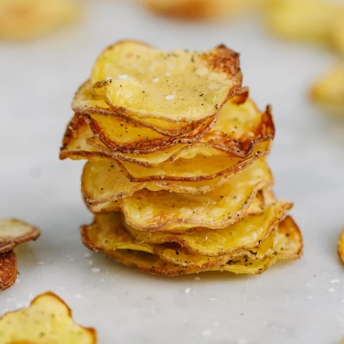 HOMEMADE BAKED POTATO CHIPS Image