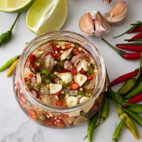 Prik Nam Pla (Fish Sauce &amp; Chilies Condiment) Image