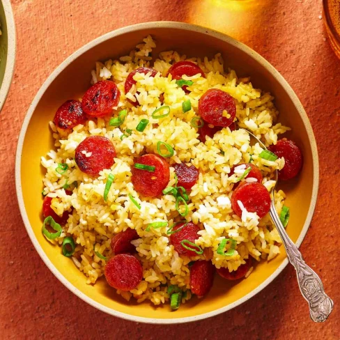 Fried Rice With Chinese Sausage Recipe Image