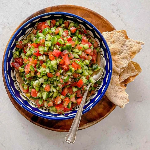 Salata Falahiyeh (Palestinian or Farmers Salad) Image