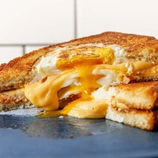 Egg-in-a-Hole Grilled Cheese Sandwich Recipe Page