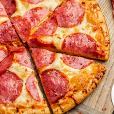 Salami Pizza Recipe Page