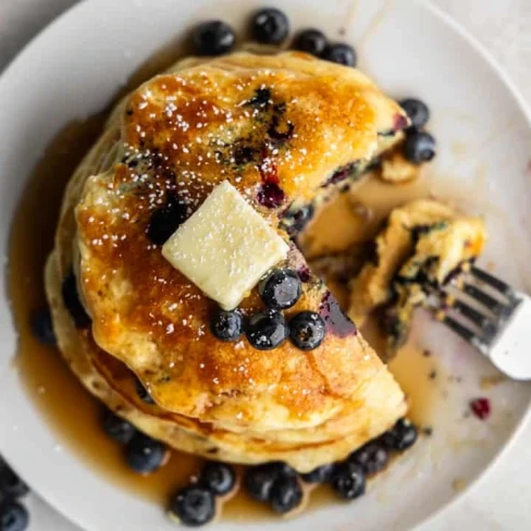 Perfect Blueberry Pancakes Image