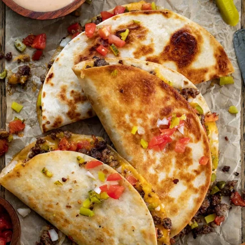 Cheeseburger Quesadilla Image