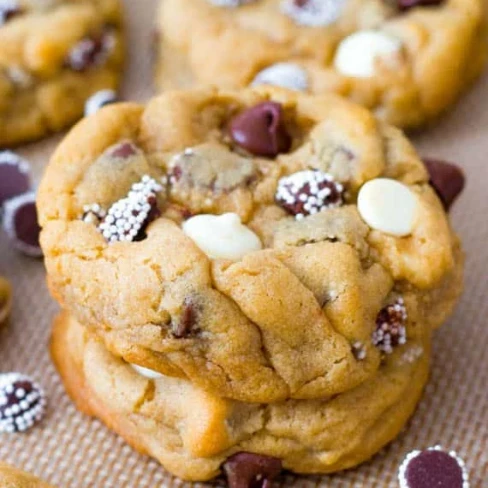 Triple Chocolate Chip Cookies Image