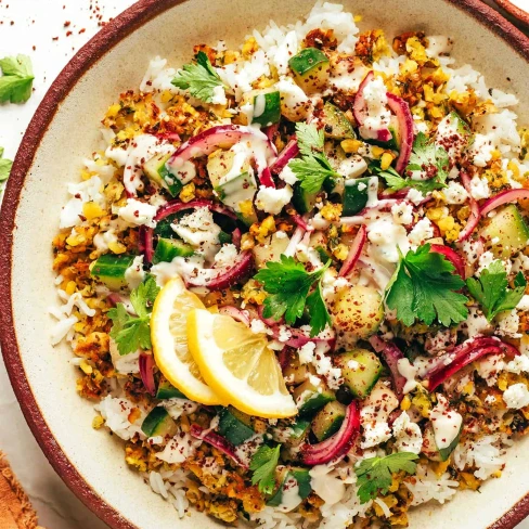 Crumbled Falafel Bowls Image