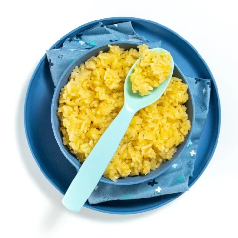 Easy-Peasy Cheesy Rice for Kids (Stovetop Recipe) Image