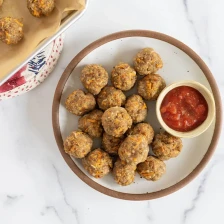 Turkey Sweet Potato Baby Meatballs Recipe Page