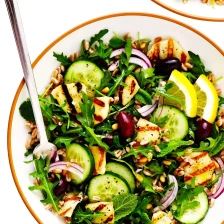 Grilled Halloumi Salad Recipe Page