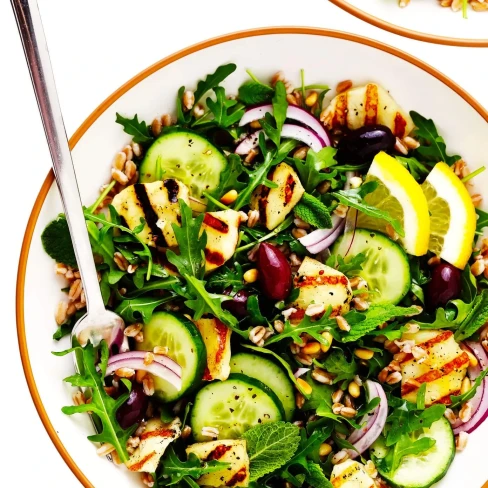 Grilled Halloumi Salad Image