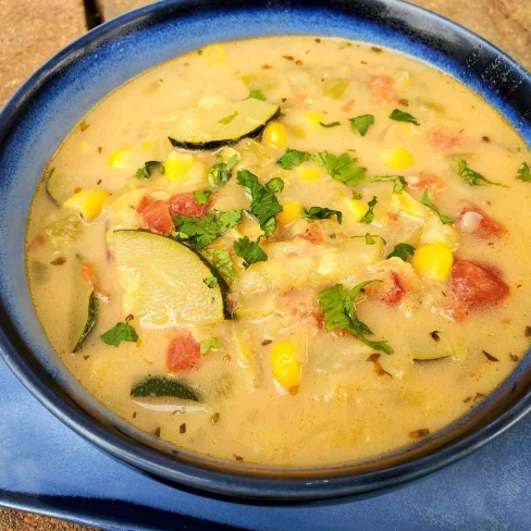 Mexican Zucchini Cheese Soup Image