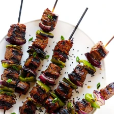 Asian Pepper Steak Kabobs Recipe Page