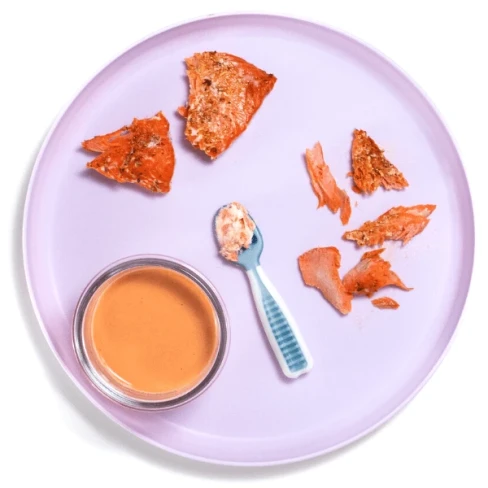 Salmon Baby Food: Puree &amp; Baby-Led Weaning Image