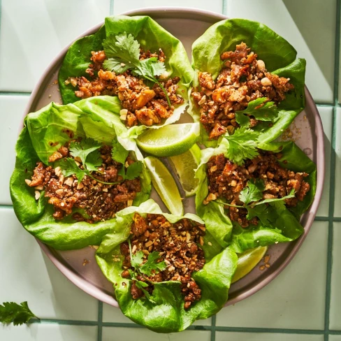 Caramelized Tofu Lettuce Cups Image