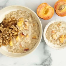 Peaches and Cream Oatmeal Recipe Page