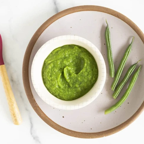 Easy Green Bean Baby Food Image