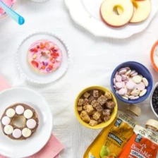 DIY Toddler Apple Donut Party Recipe Page