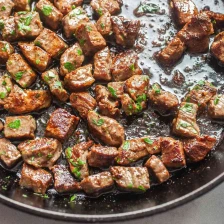 Garlic Herb Steak Bites Recipe Page