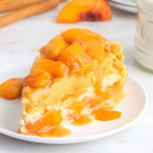 Peach Cobbler Cheesecake Recipe Page