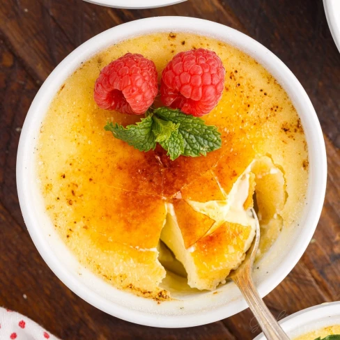 Vanilla Bean Crème Brûlée Image