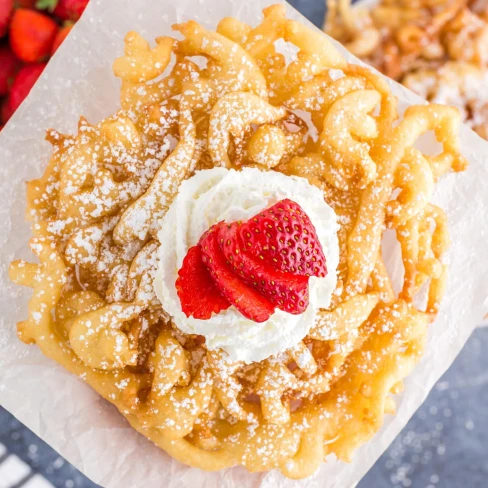 Homemade Funnel Cake Image