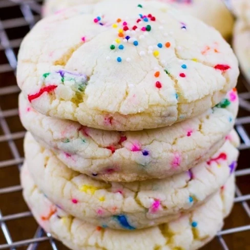 Confetti Cake Batter Cookies Image