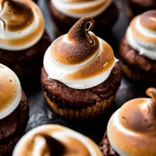 S&#039;mores Brownie Cupcakes Recipe Page