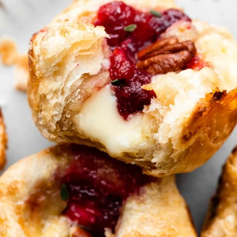 Cranberry Brie Puff Pastry Tarts Image