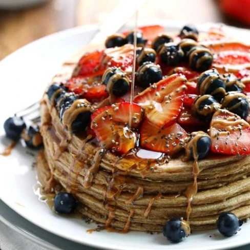 Cinnamon Whole Grain Power Pancakes Image