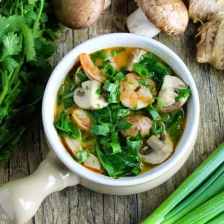 Thai Style Shrimp and Noodle Curry Soup Recipe Page