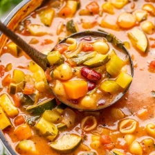 Easy Minestrone Soup Recipe Page