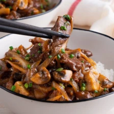 Beef, Mushroom &amp; Ginger Stir-fry Recipe Page