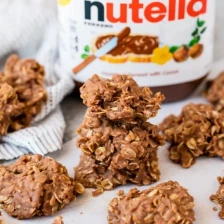 Peanut Butter Nutella No Bake Cookies Recipe Page