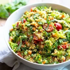 Herbed Quinoa Garden Veggie Salad Recipe Page