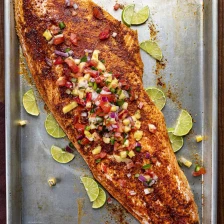 Chili Lime Salmon With Pineapple Salsa Recipe Page