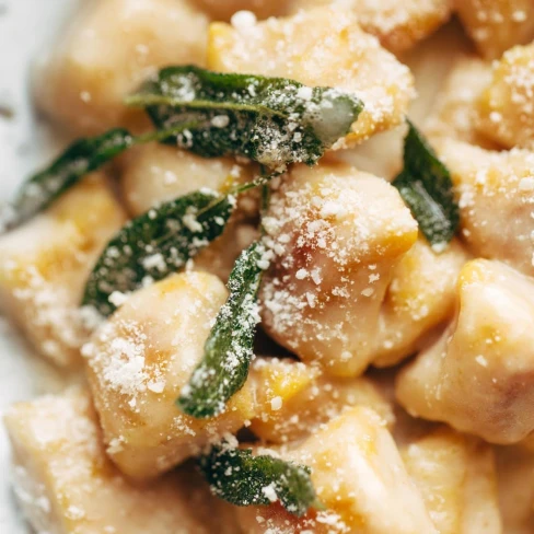 Pumpkin Gnocchi With Sage Butter Sauce Image