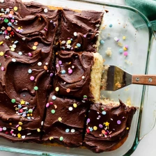 Yellow Sheet Cake with Chocolate Fudge Frosting Recipe Page