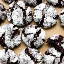 Double Chocolate Crinkle Cookies Recipe Page