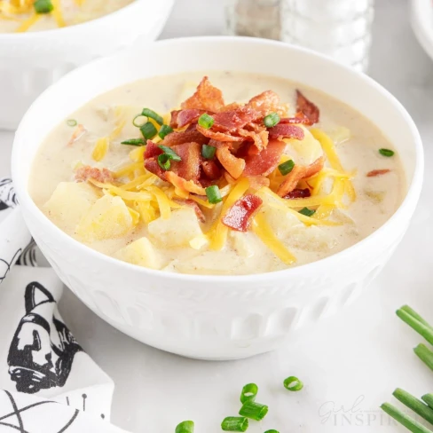 Loaded Baked Potato Soup (Crock Pot Recipe) Image